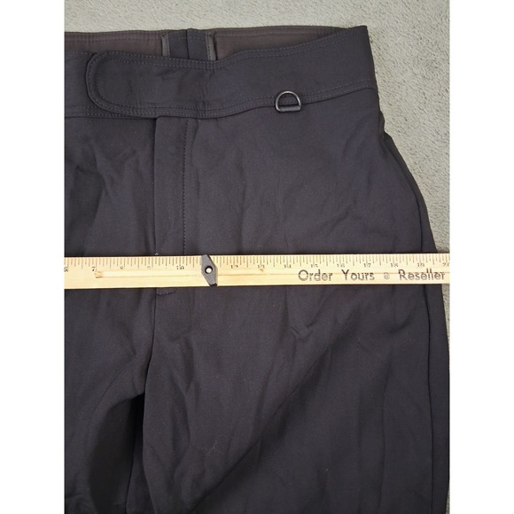 Vintage LL BEAN x SCHOELLER Swiss Lined Snow Pants Womens 12 Long Tapered Straps - Picture 10 of 12